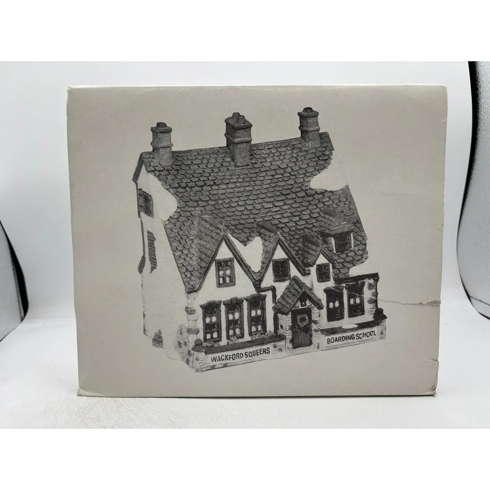 Dept 56 1988 HVC DVS Nicholas Nickleby Wackford Squeers Boarding School 5925-0